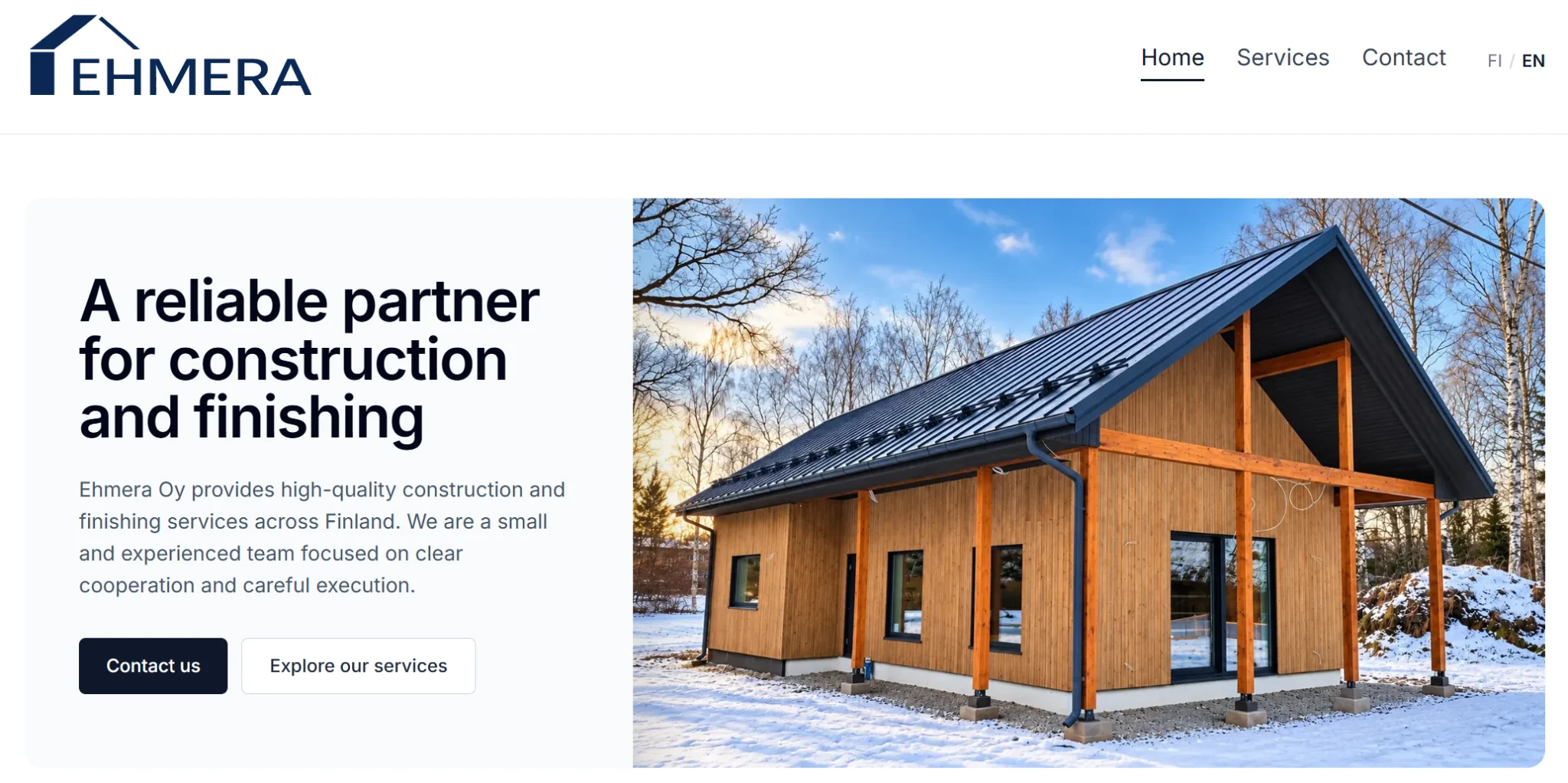 EHMERA OY website